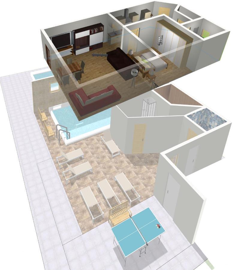 Ferienwohnung Freudensee Im Bayerischen Wald - Pool, Sauna 豪岑堡 外观 照片